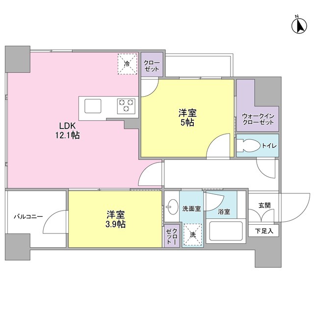 LUPINUS COURT 間取り