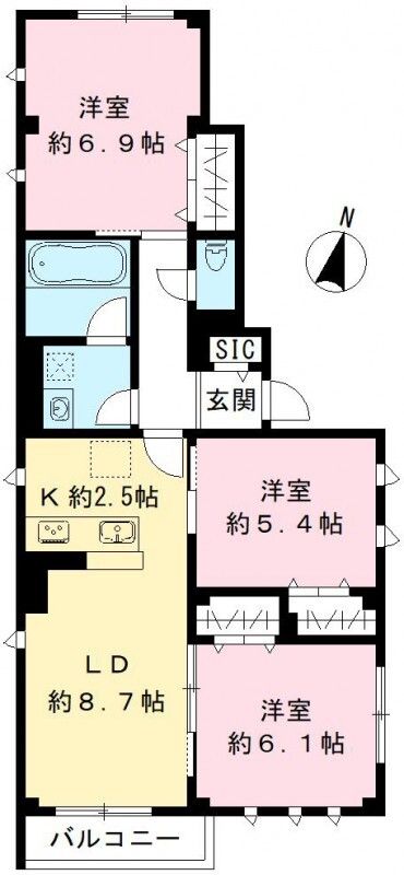 ココン　ヴェルデ 間取り
