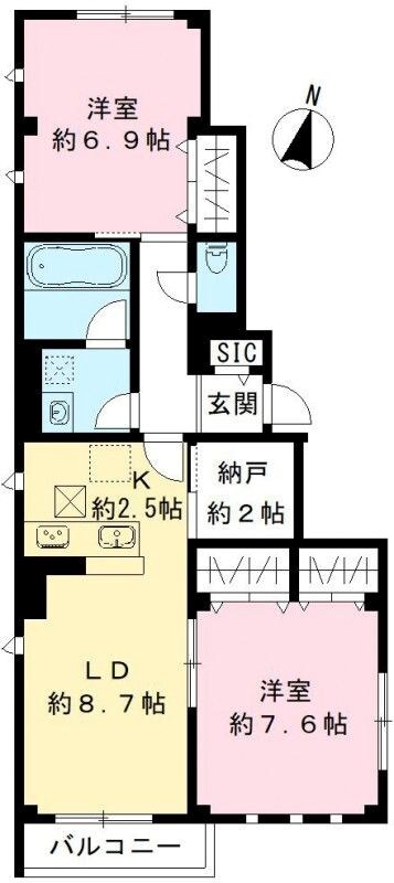 ココン　ヴェルデ 間取り