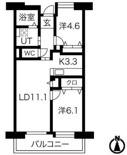 アクティ目黒駅前1号棟 間取り