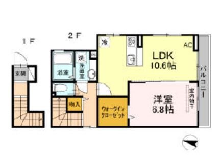 アビタシオン明大前 間取り