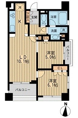 プロスペクト森下 間取り