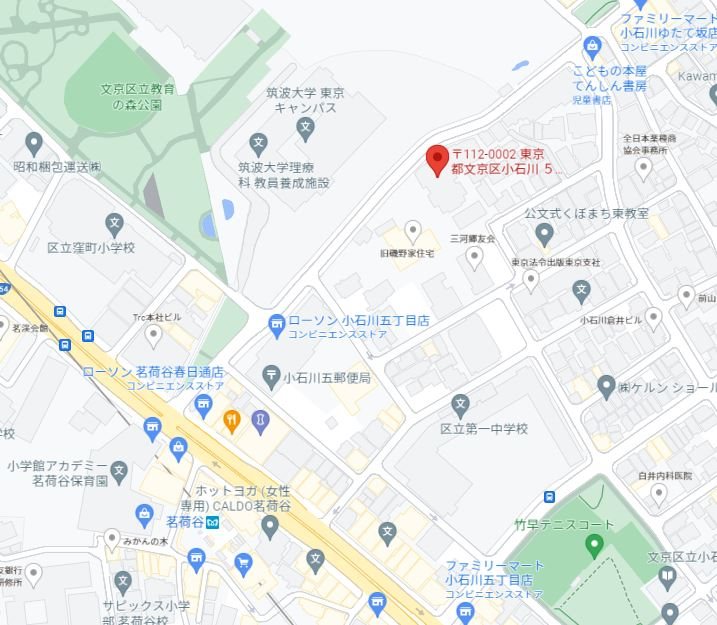 プラウド小石川 地図（共通）