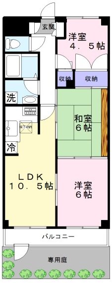 ガーデンフォームつつじヶ丘Ⅱ 間取り