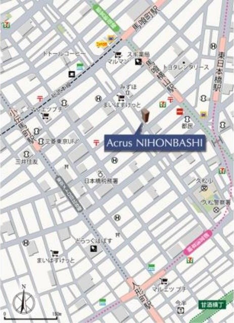 アクラス日本橋 地図（共通）