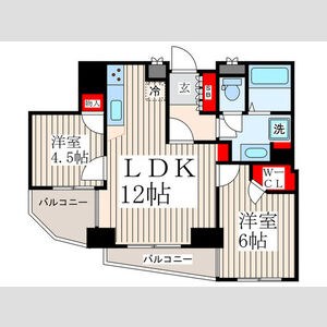 ヴェルビュ東陽町 間取り