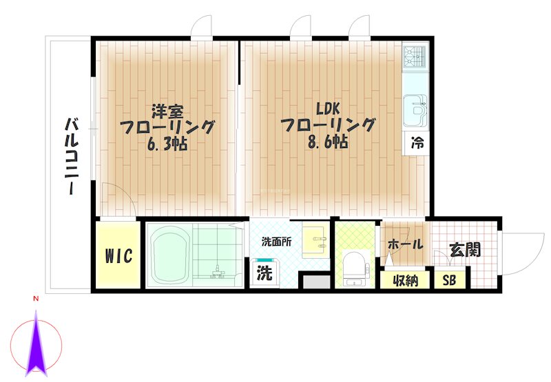 LinusⅢ 間取り図