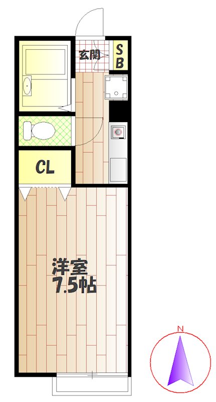 セジュールアイ 間取り図