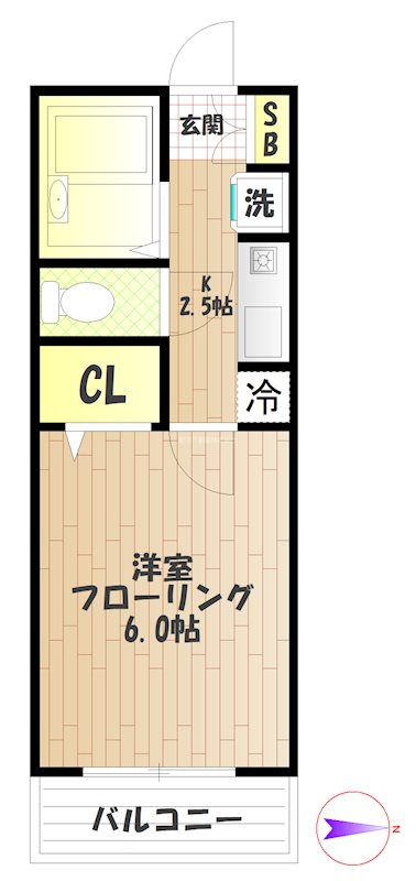 ポートハウスⅡ 間取り図