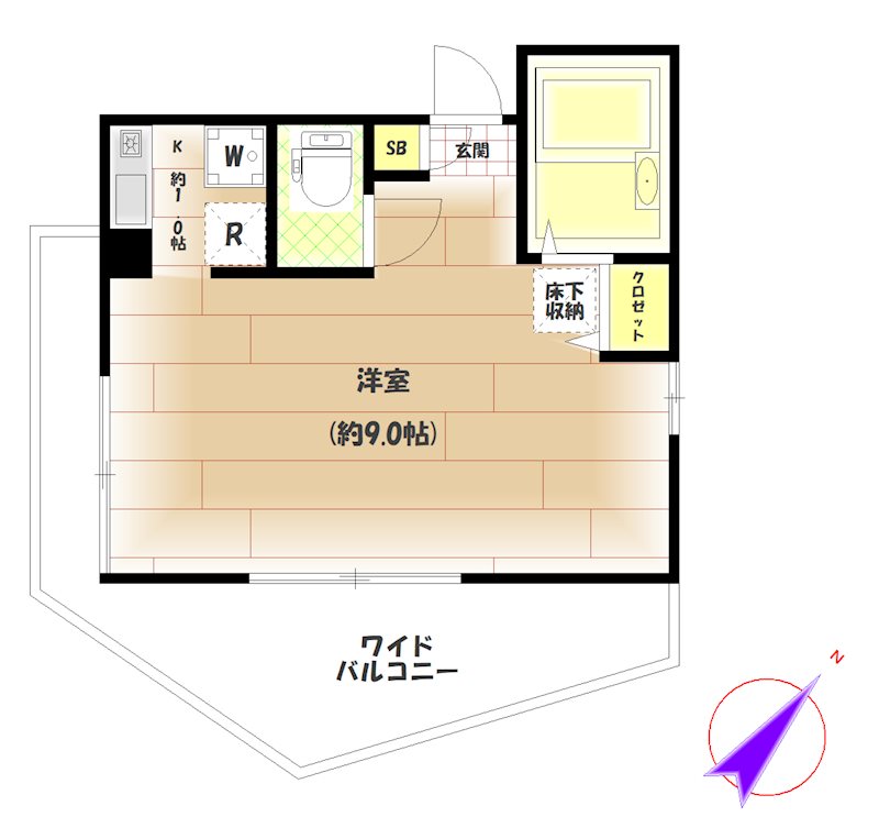 ルーチェ・富士見台 間取り図
