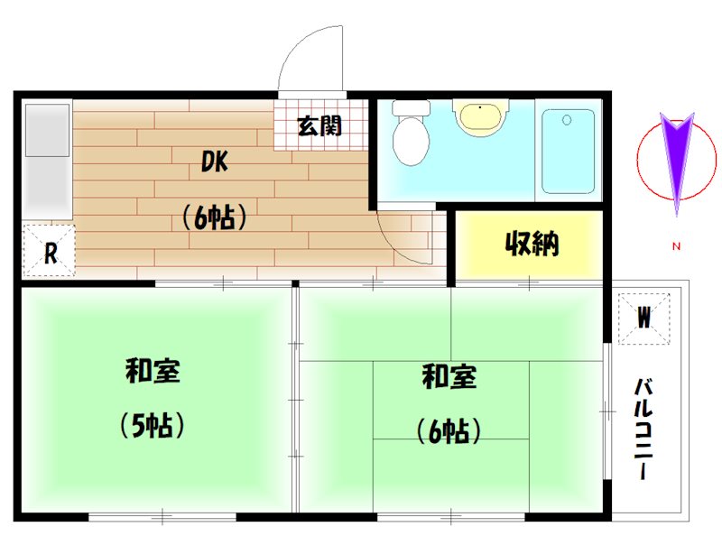 巽ビレッジ 間取り図
