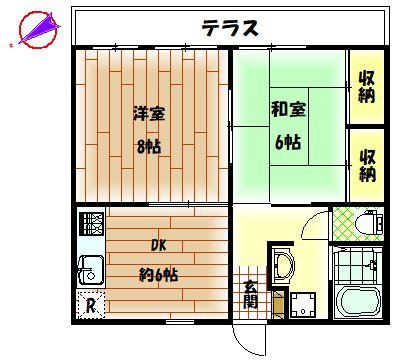 ジュンゲルハウス 間取り図