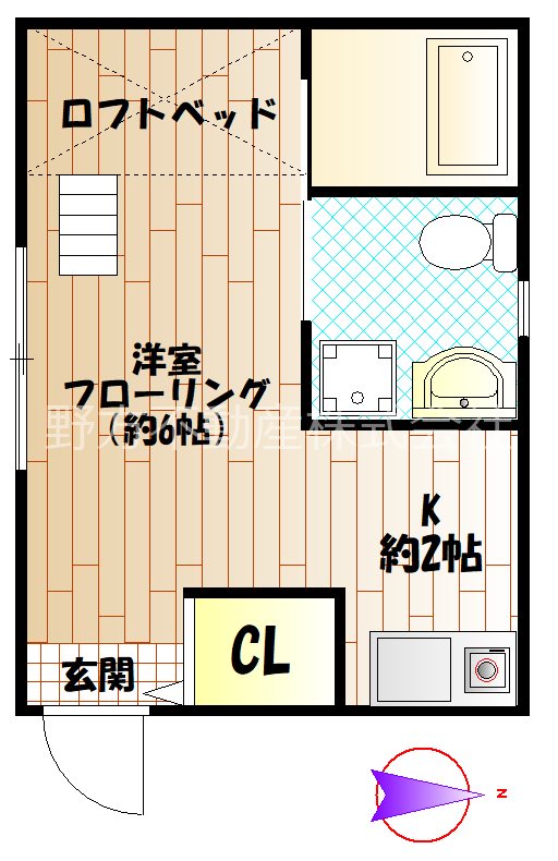 ポートハウスⅢ 間取り図