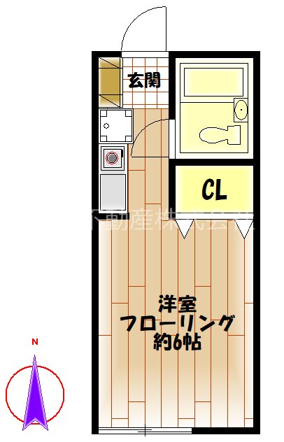 ジョリーフラット 間取り図