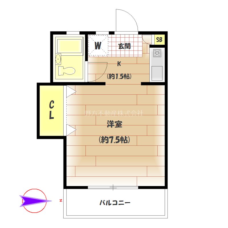大野ハウス 間取り図
