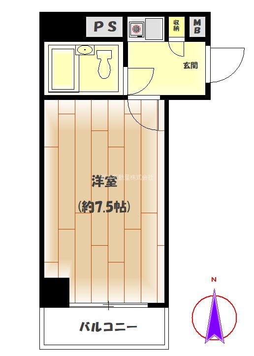 ニューライフ新宿参番館 間取り図