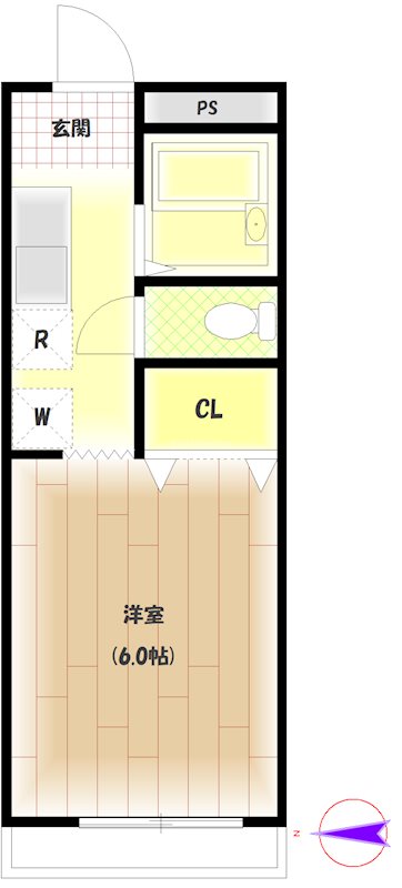 プロストハイム 間取り図