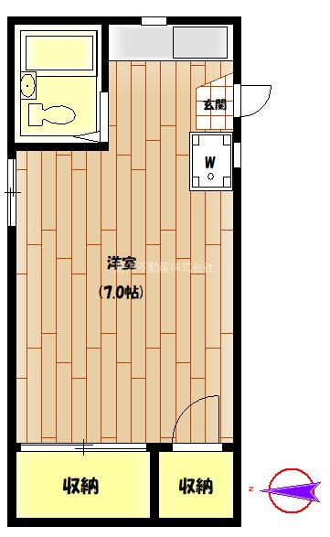 松山ハイツ  間取り図