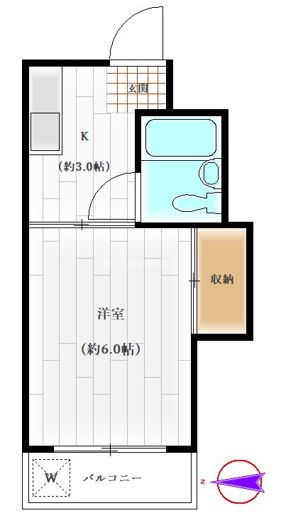 セブンスターマンション第７五反田 間取り図