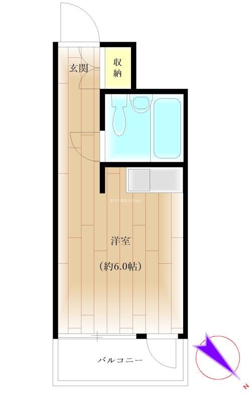 グランメール池袋 間取り図