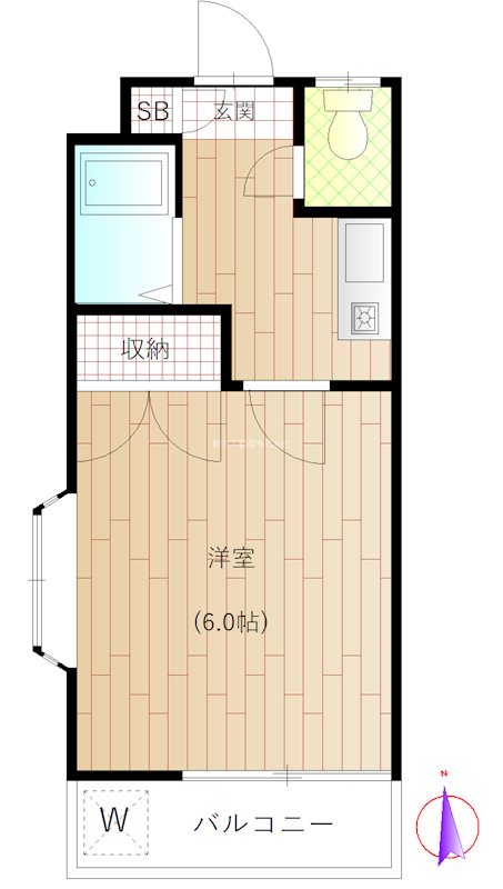 レジデンス若宮 間取り図