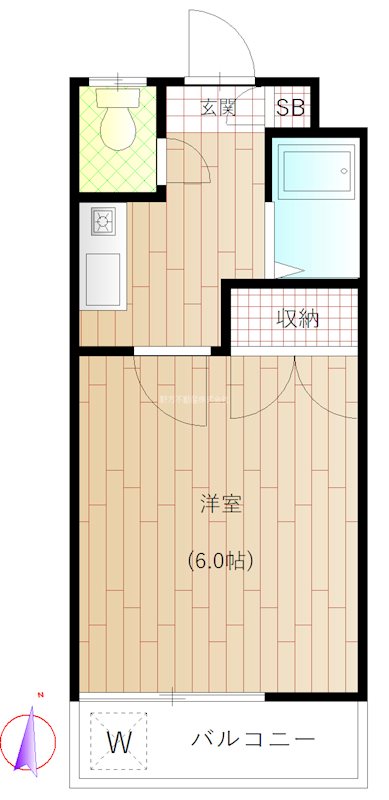 レジデンス若宮  間取り図