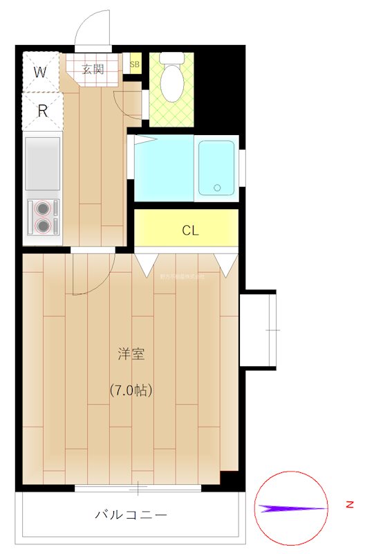 クレドール鷺宮 間取り図