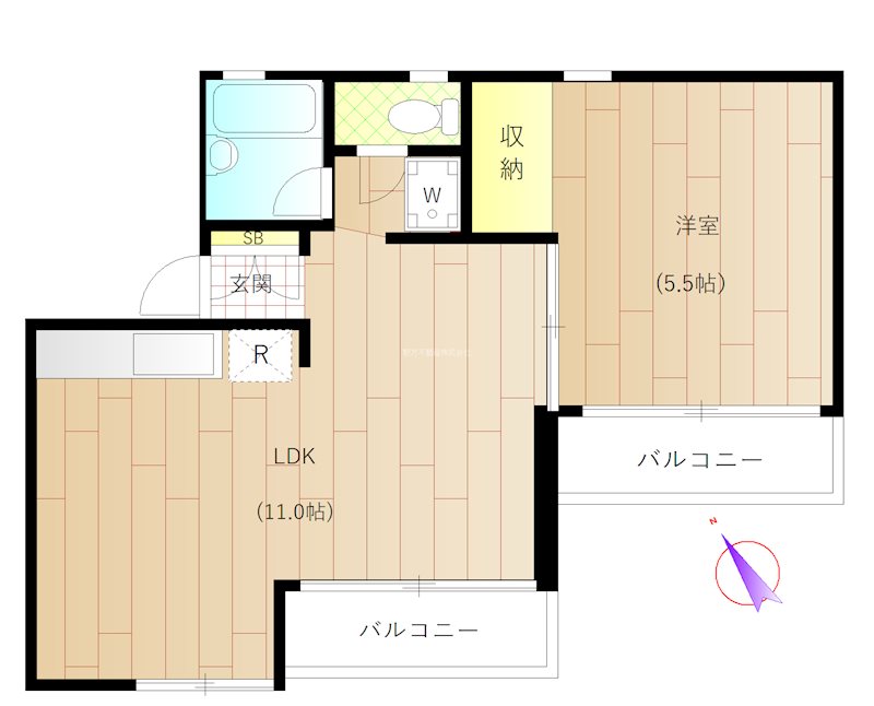 パティオ鷺宮  間取り図