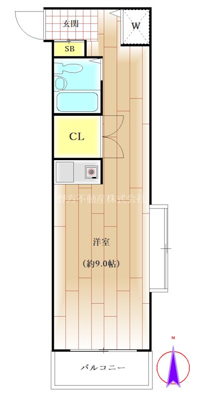 サニーフラット 間取り図