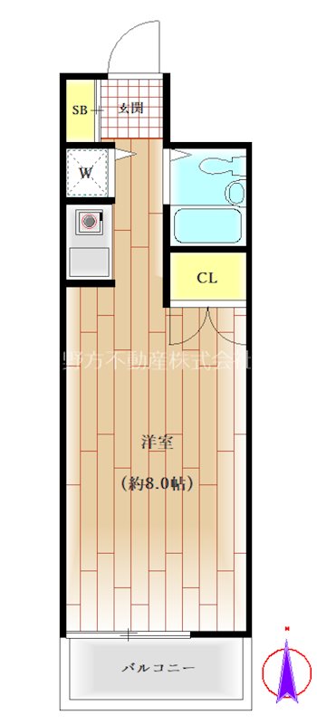 サニーフラット 間取り図