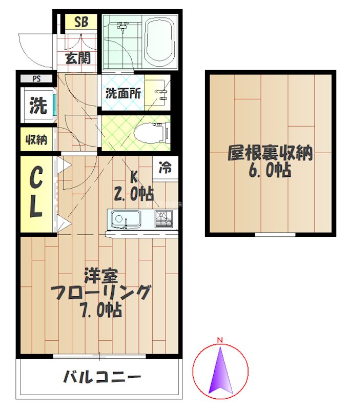 LinusⅡ  間取り図
