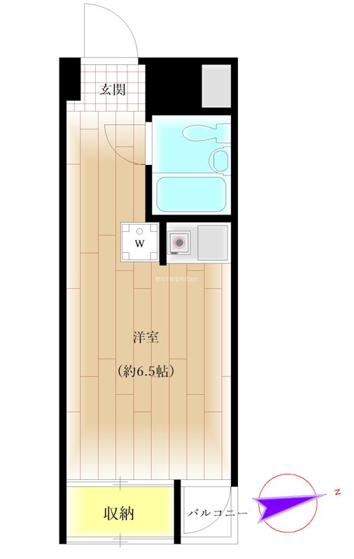 A.P COURT荒木町 間取り図