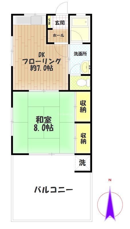 サンシティ上鷺  間取り図