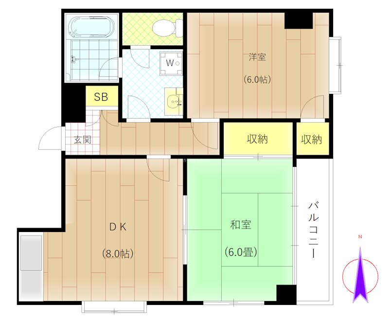 セントレイ野方 間取り図