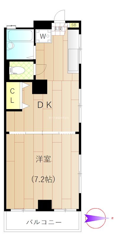 関根マンション  間取り図