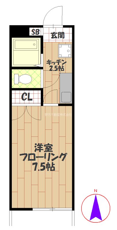 ポートハウスⅠ 間取り図