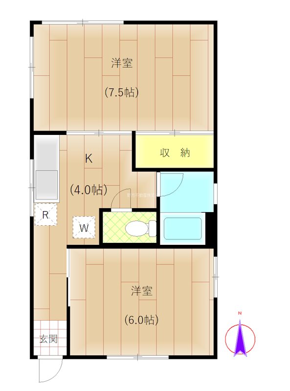 ハイムモトヤマ  間取り図
