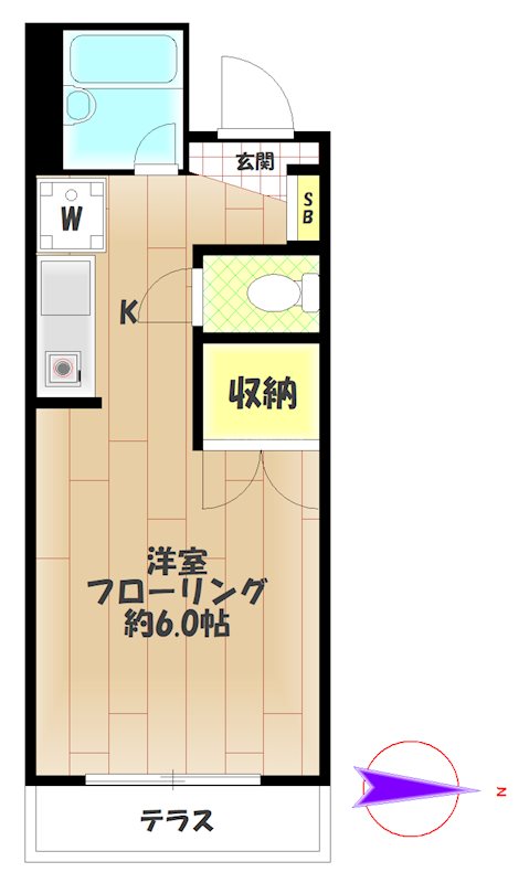 ハイム丸山  間取り図