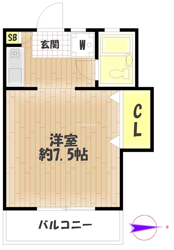 大野ハウス 間取り図