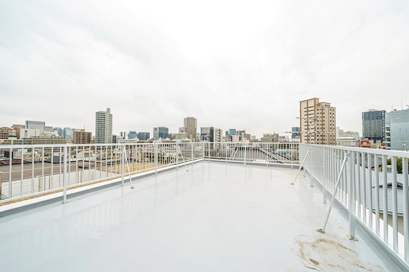 池田山戸建て ベランダ