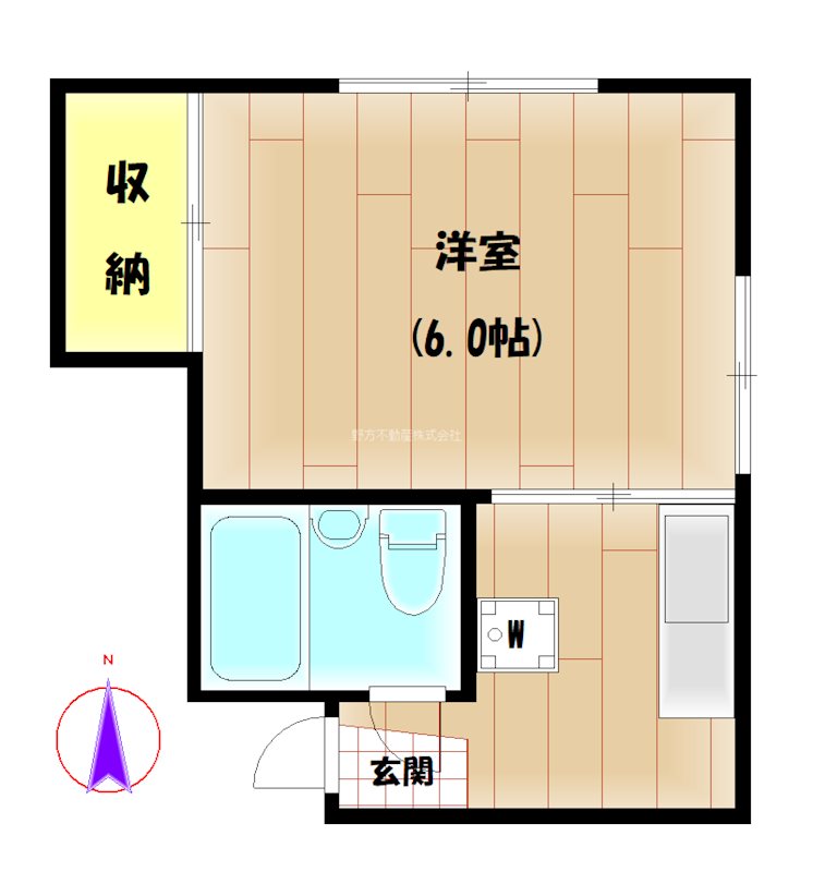 矢島ハイツ 間取り図