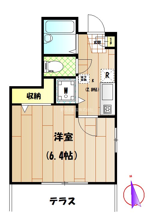 ファミール中野 間取り図