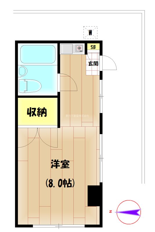 磯部アパート 間取り図