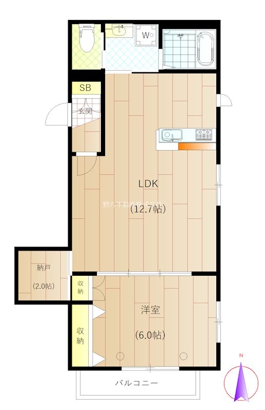 クレストSK  間取り図