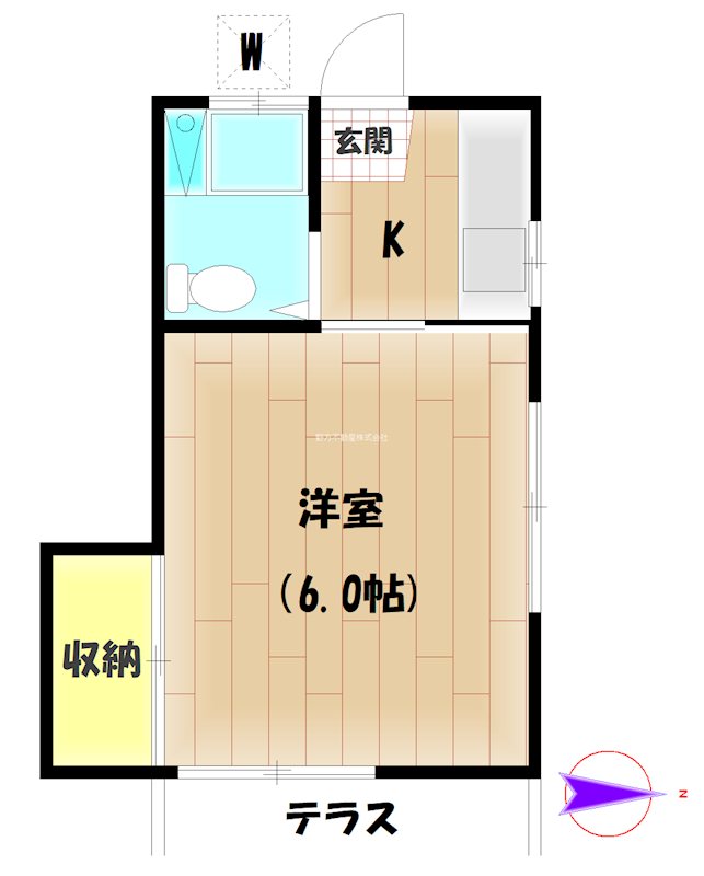 井上荘 間取り図