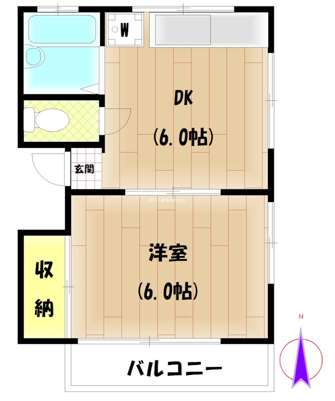 フラットじゅん  間取り
