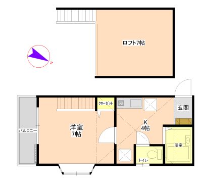 コーポ和美Ｂ 間取り