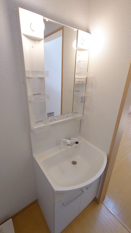 谷津高台の家 洗面所