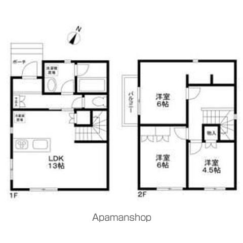 千葉県市川市香取１丁目 間取り