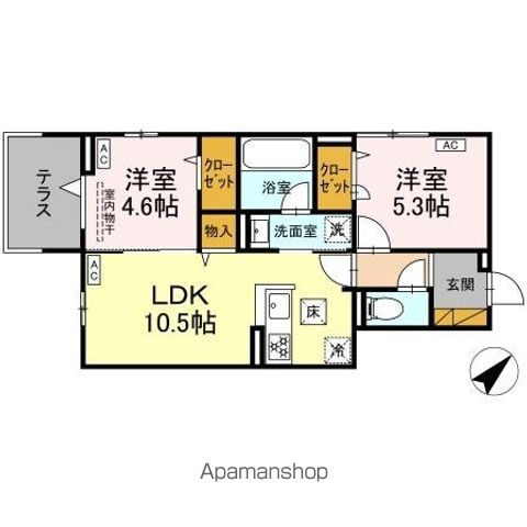 千葉県市川市福栄１丁目 間取り